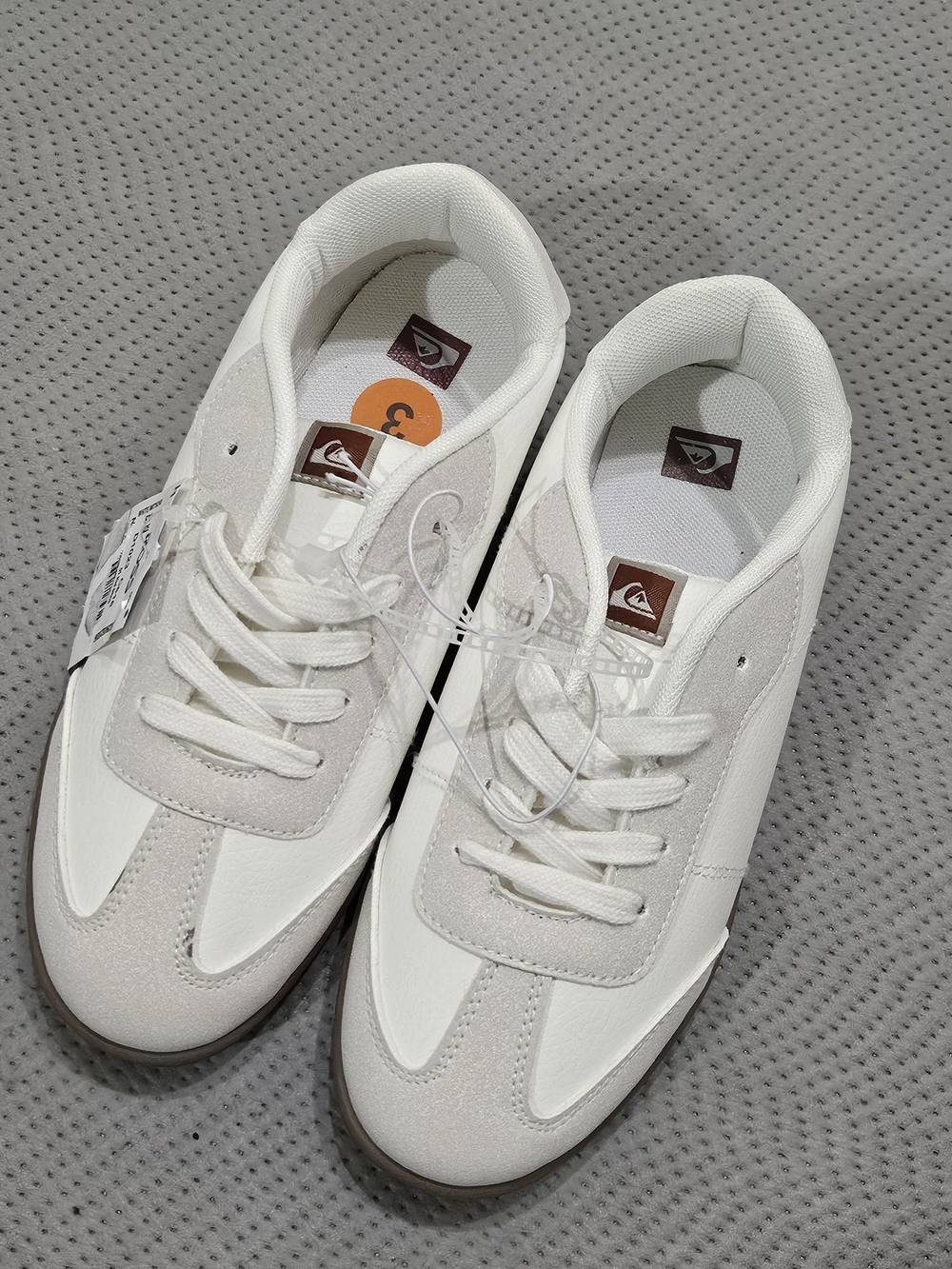 Quiksilver Kids White Low-Top Sneakers